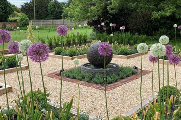 Round Ball Slate Water Features